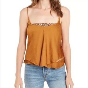 Free People Turn It On Sequin Tank NWT Size L